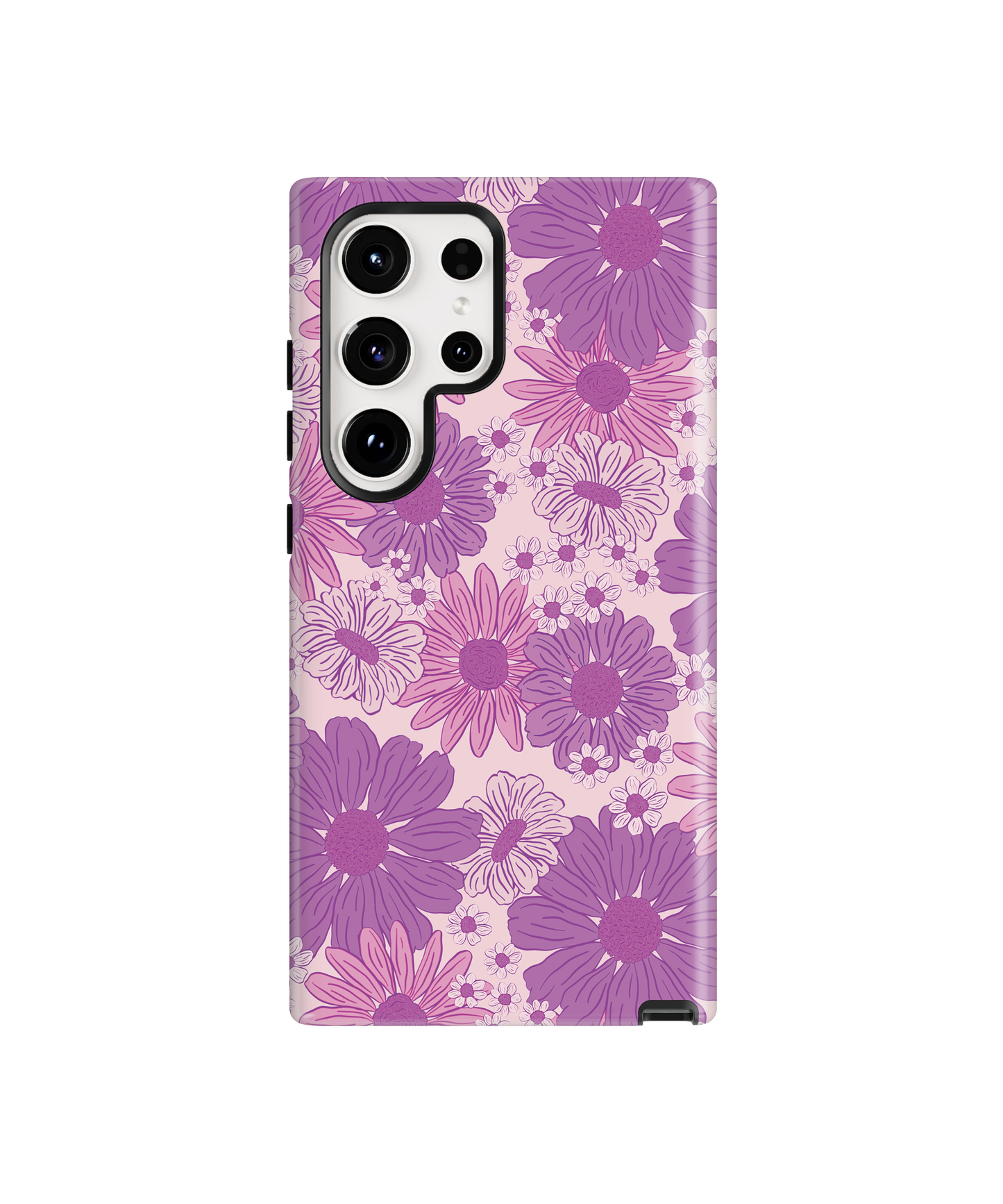 Purple Summer Blooms Phone Case