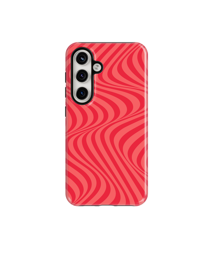 Vermillion Swirls Phone Case