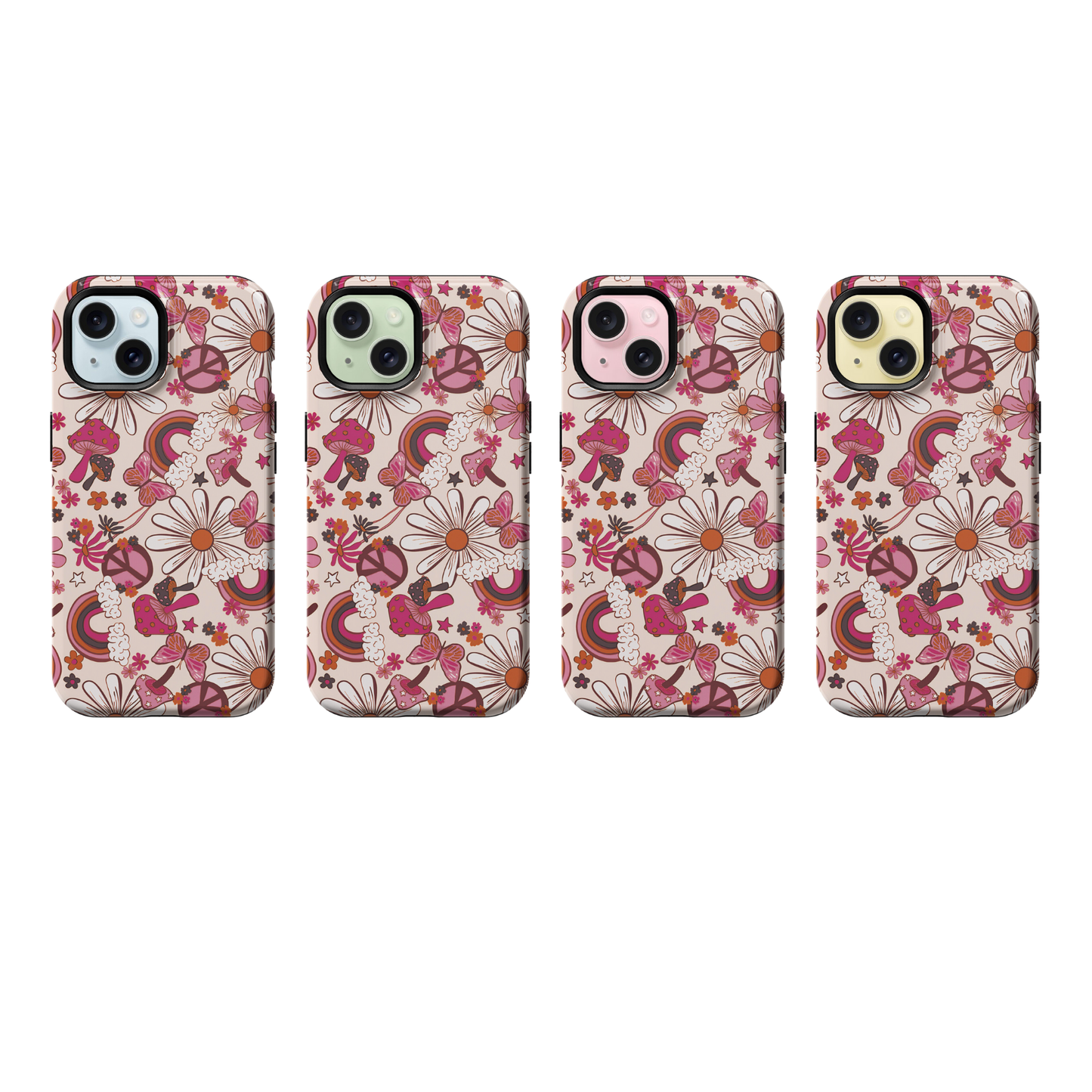 Cream Flower Child Phone Case