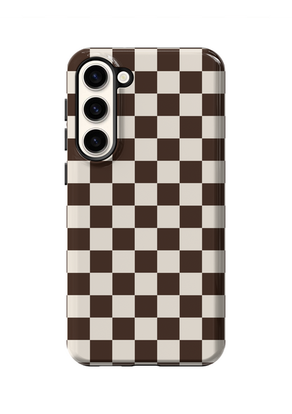 Espresso Checkers II Phone Case