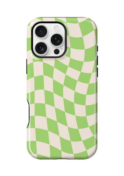 Katydid Wavy Checkers II Phone Case