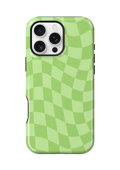 Katydid Wavy Checkers Phone Case