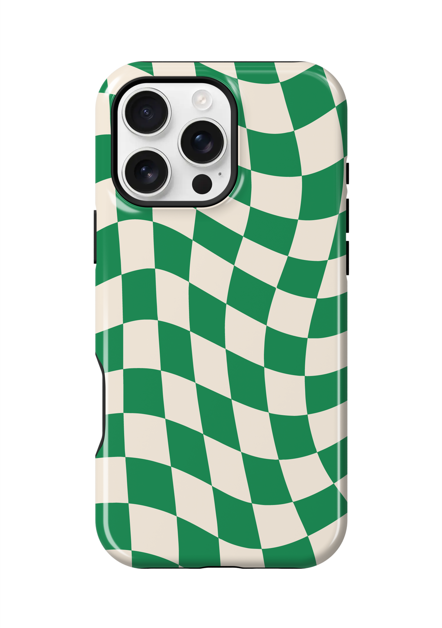 Emerald City Wavy Checkers II Phone Case