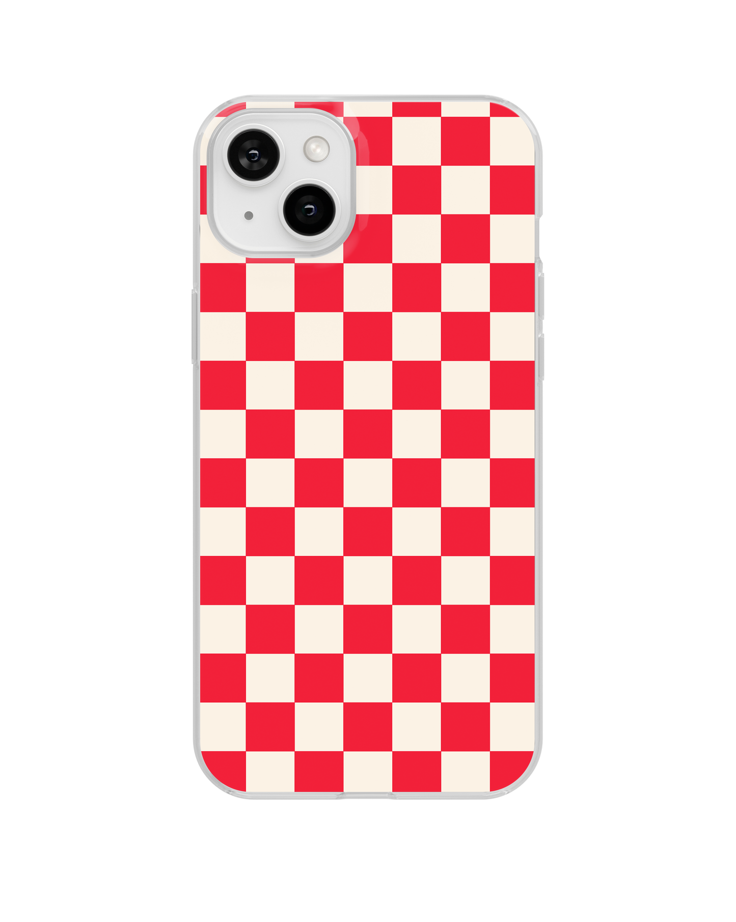 Vermillion Checkers II Clear Case Insert