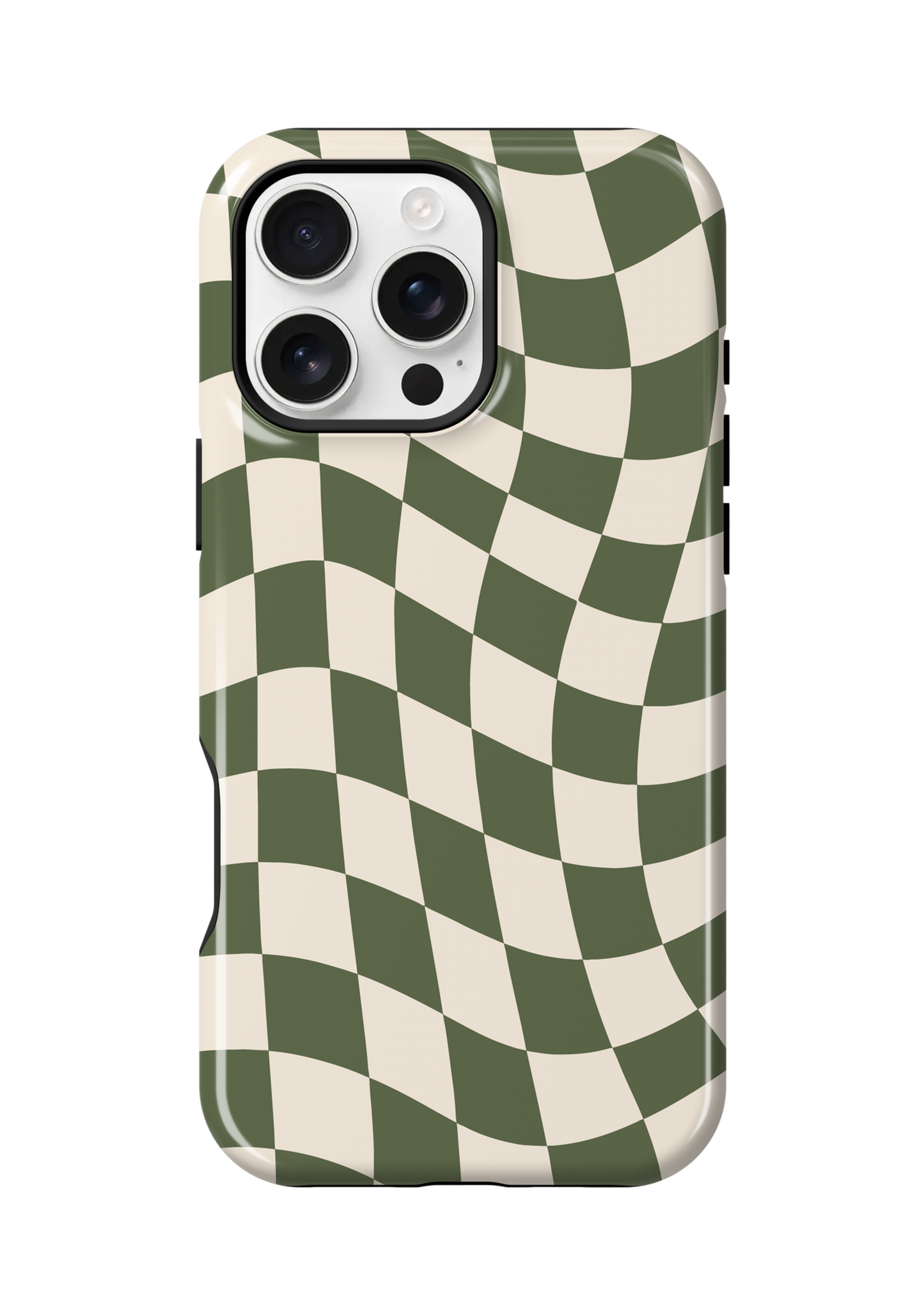 Moss Wavy Checkers II Phone Case