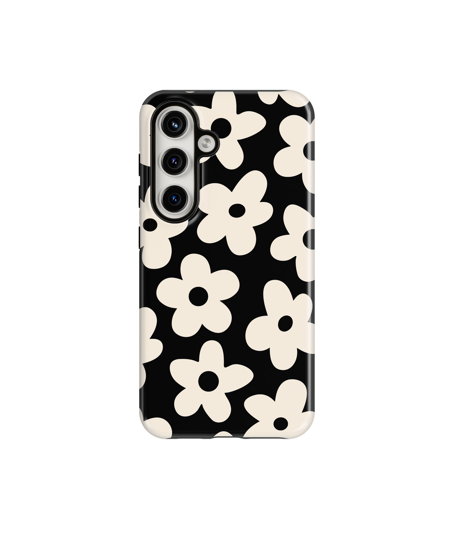 Onyx Big Blooms Phone Case