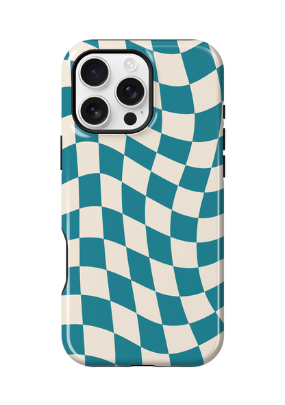 Mermaid Jewel Wavy Checkers II Phone Case