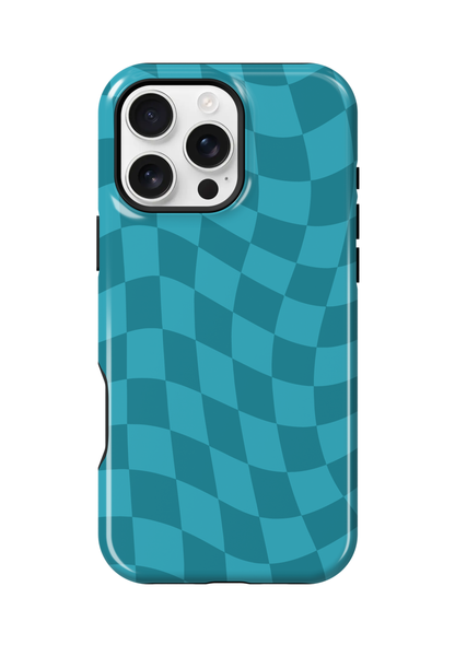 Mermaid Jewel Wavy Checkers Phone Case