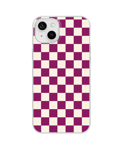 Velvet Checkers II Clear Case Insert