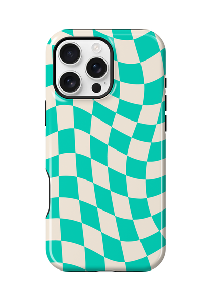 Calypso Wavy Checkers II Phone Case