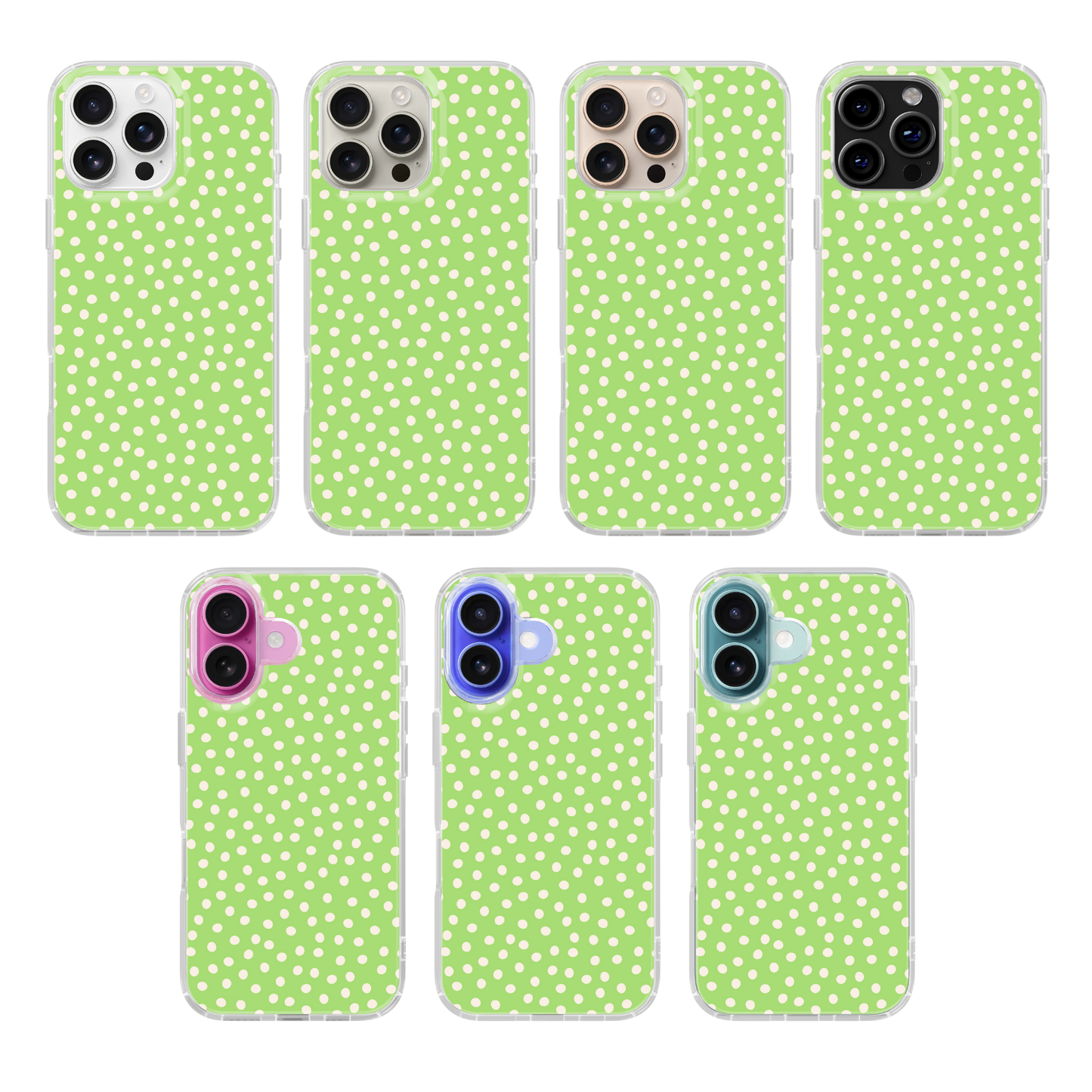 Katydid Dots Clear Case Insert