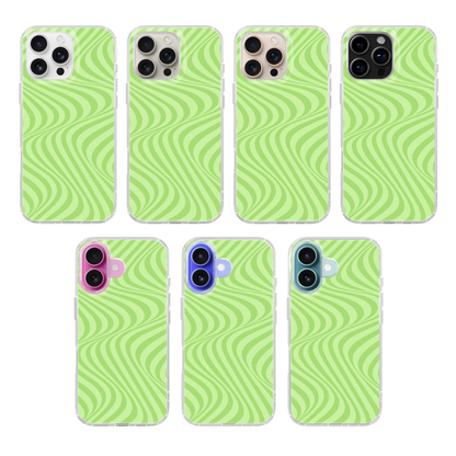 Katydid Swirls Clear Case Insert