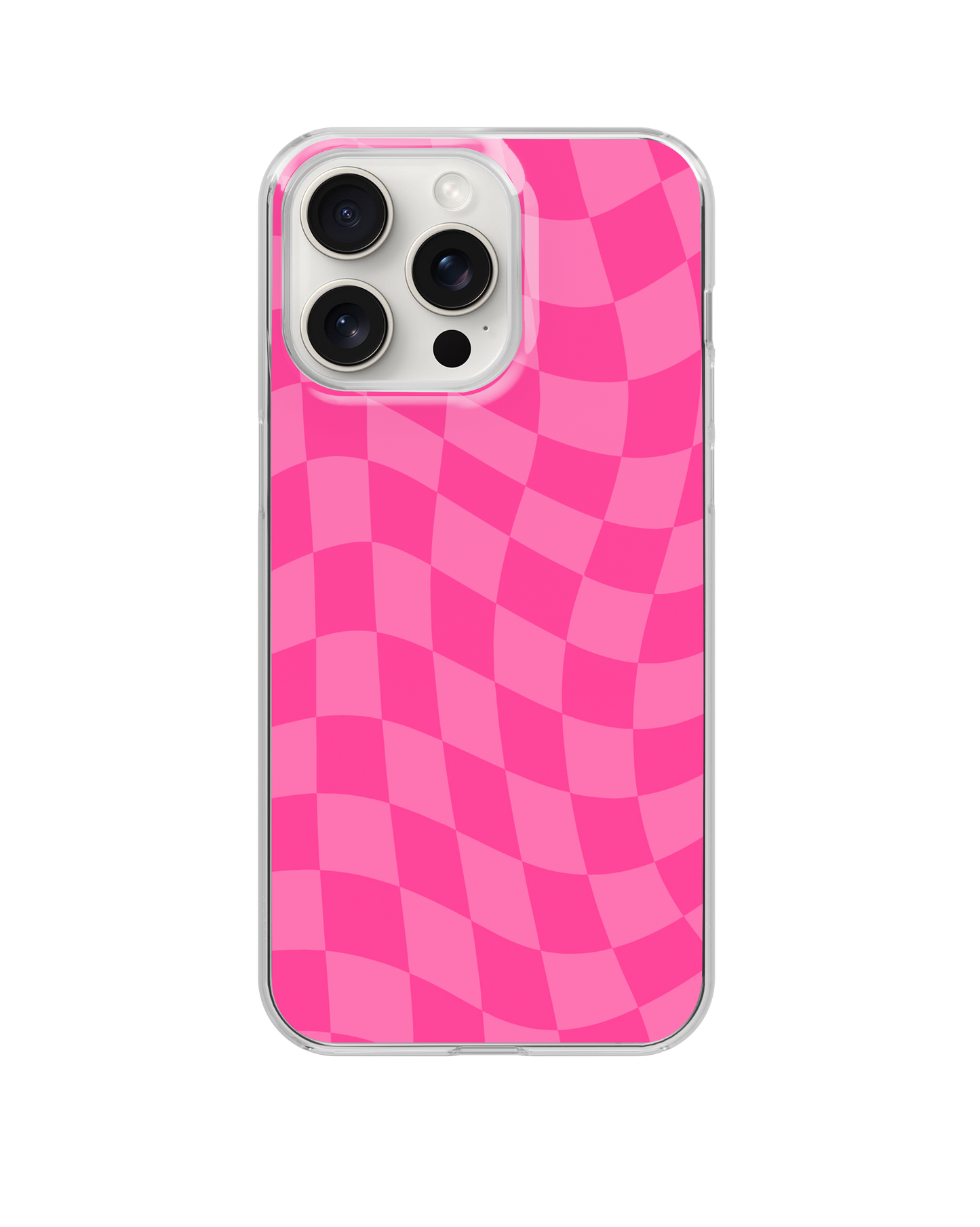 It Girl Wavy Checkers Clear Case Insert