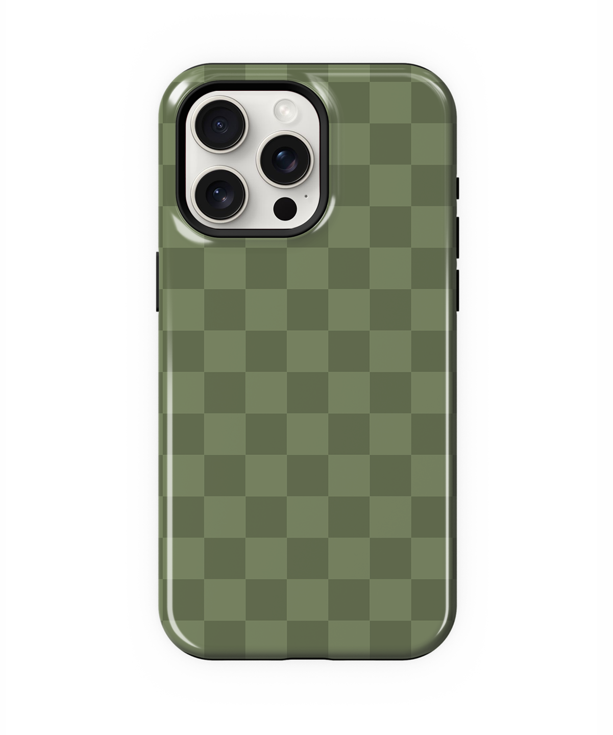 Moss Checkers Phone Case