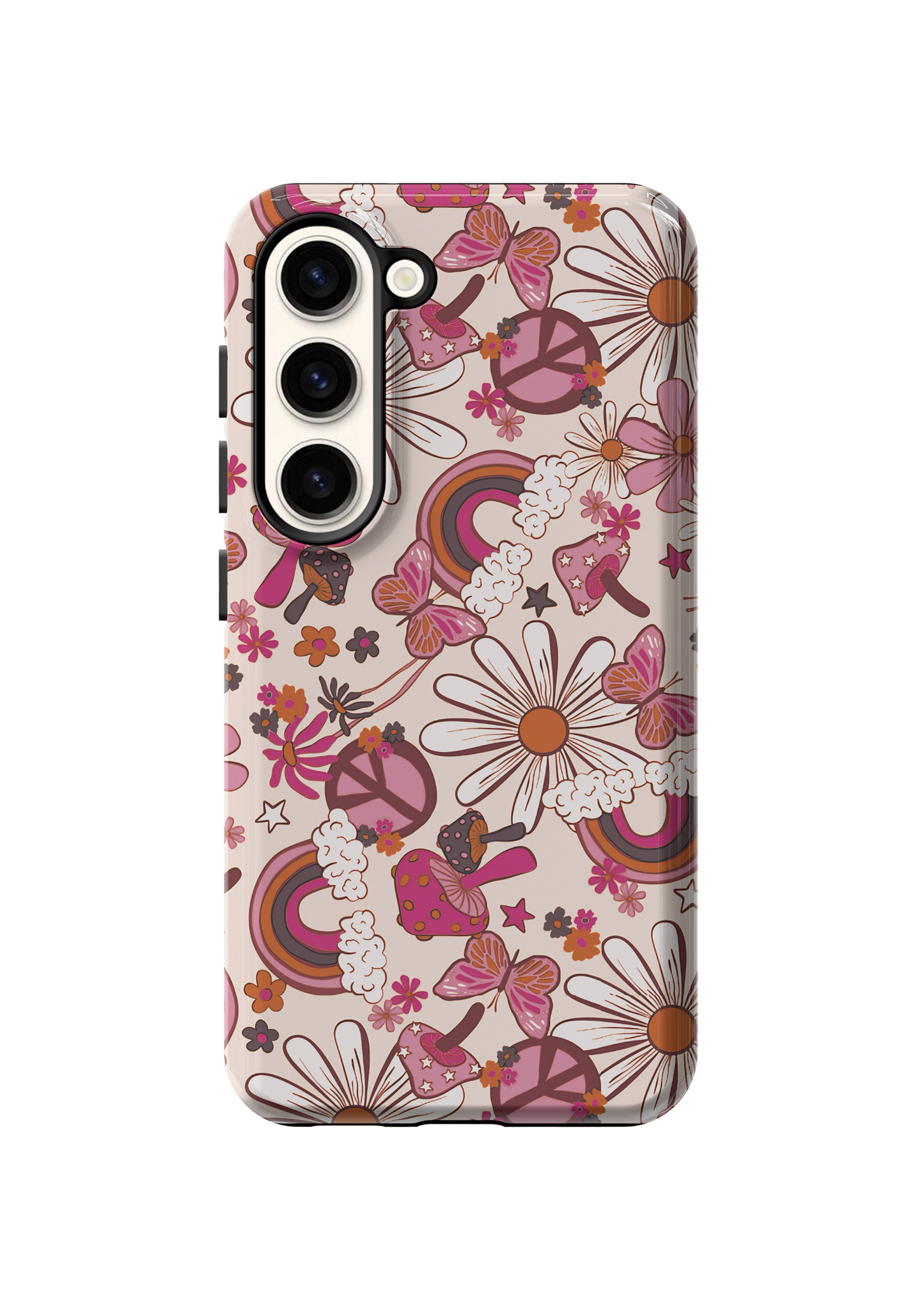 Cream Flower Child Phone Case