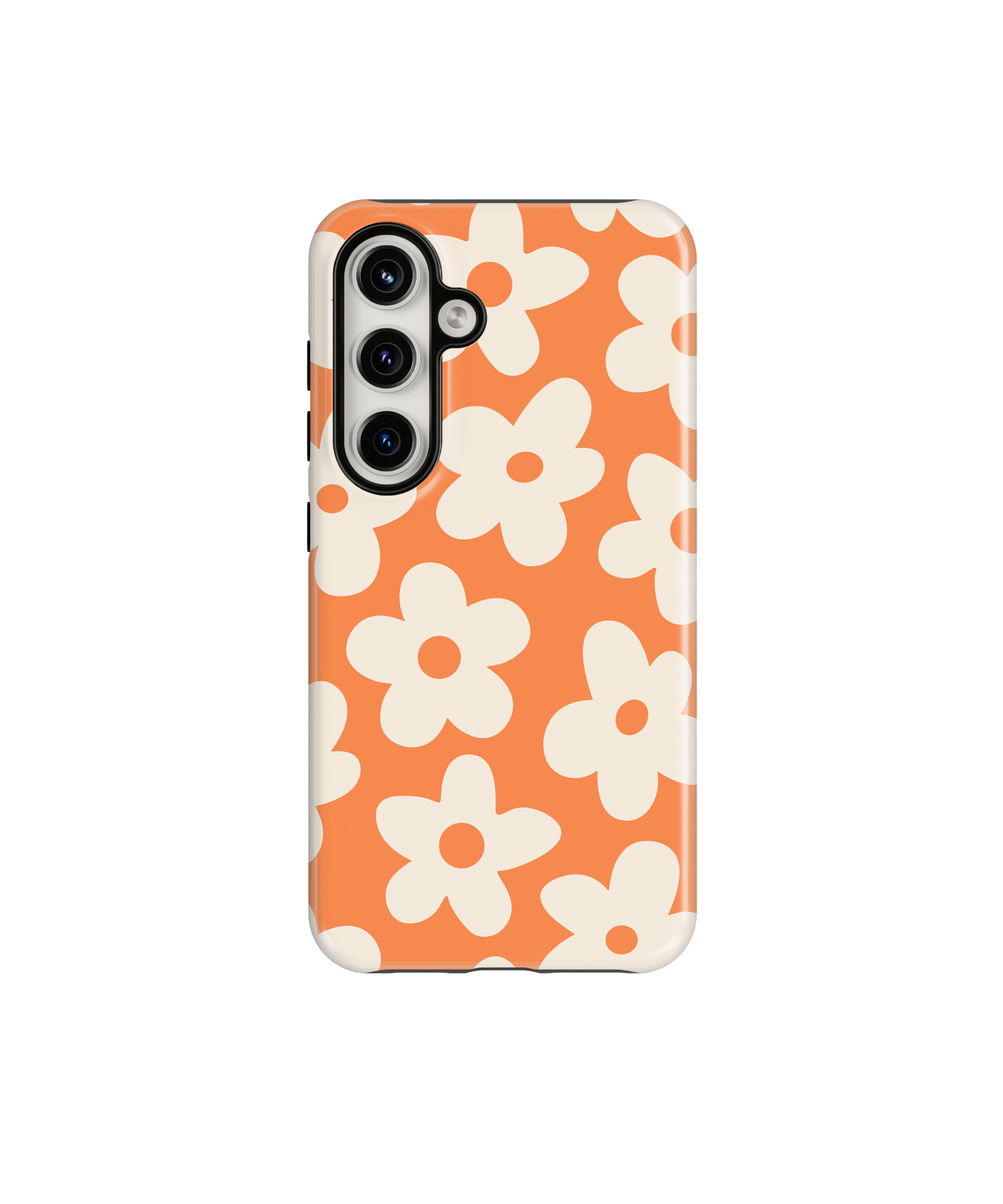 Tangerine Big Blooms Phone Case