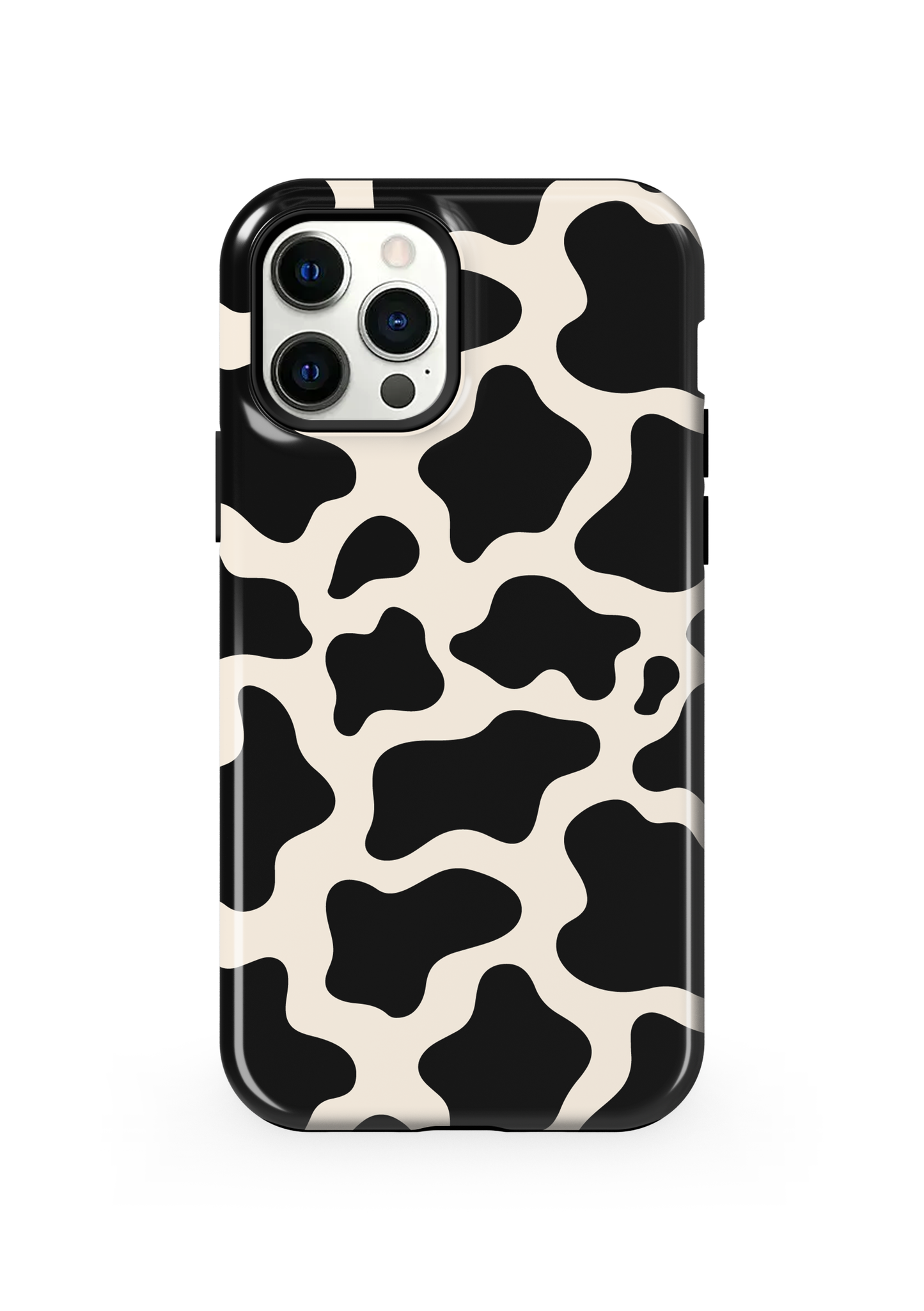 Onyx Cow Print Phone Case