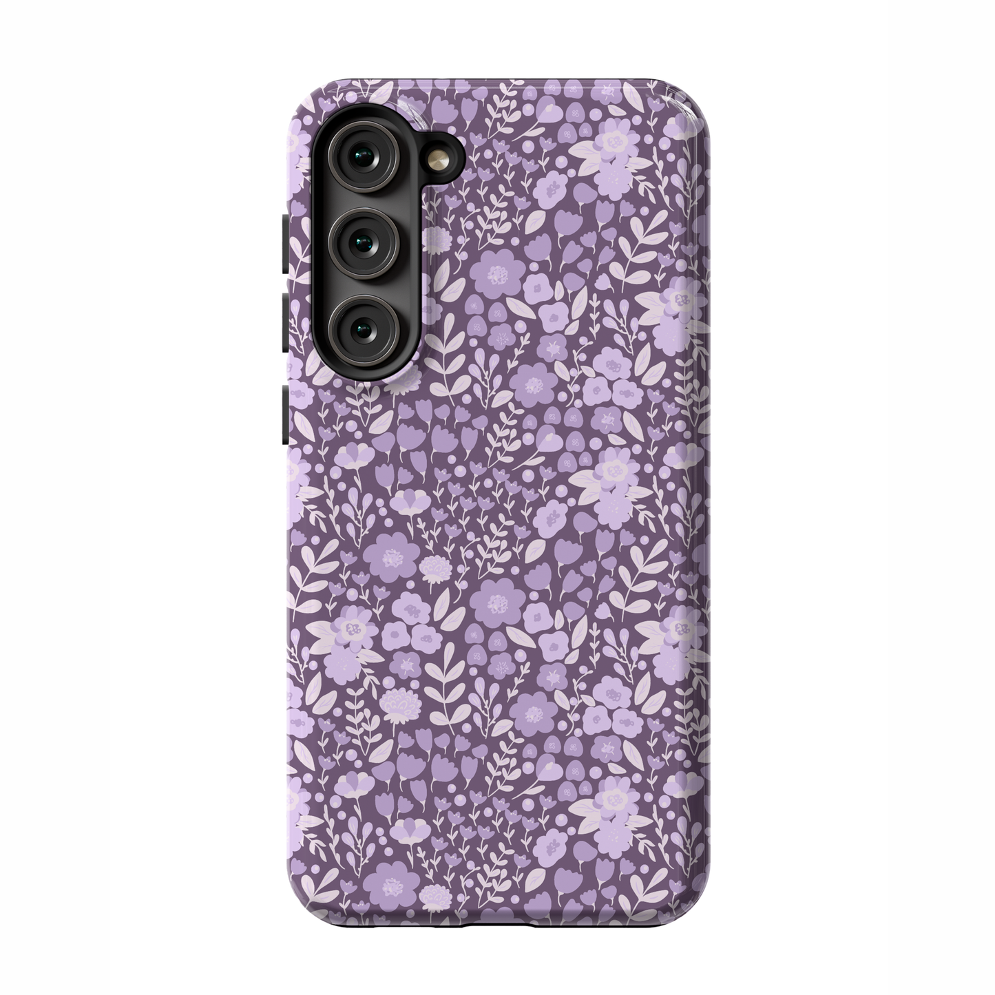 Lavender Fields (Dark) Galaxy Case