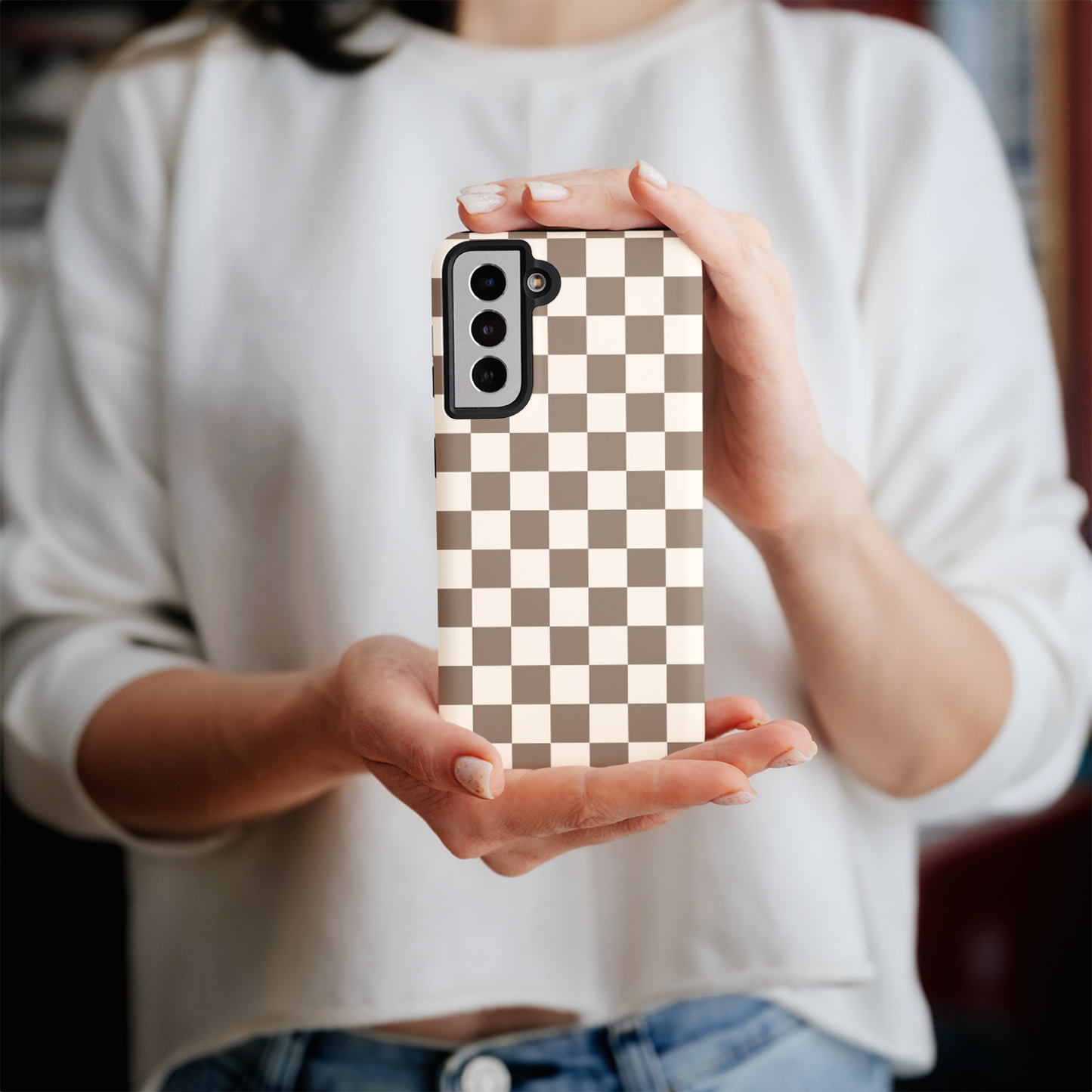 Chestnut Checkers II Galaxy Case