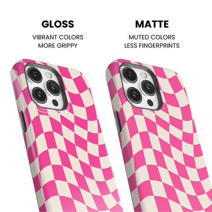 It Girl Wavy Checkers II Phone Case