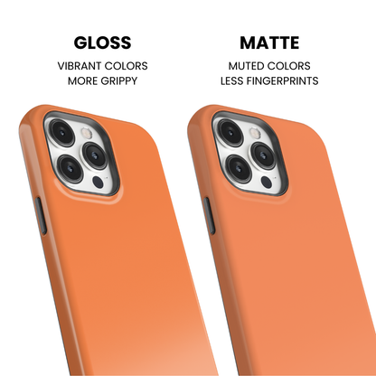 Tangerine Solids Phone Case