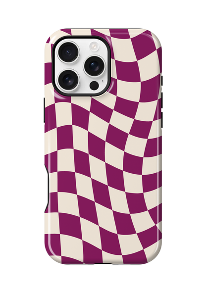 Velvet Wavy Checkers II Phone Case