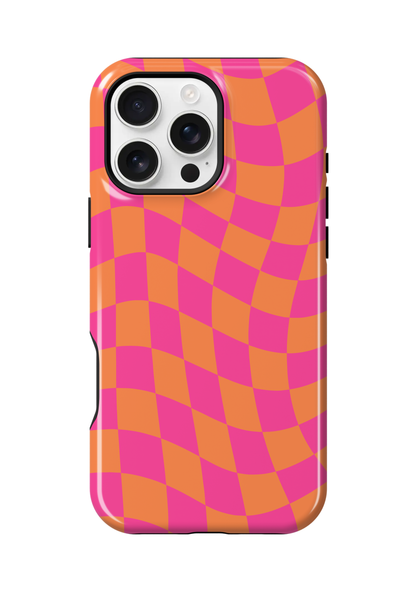 Sunkissed Wavy Checkers Phone Case