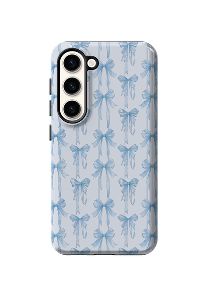 Blue Blushing Bows Phone Case