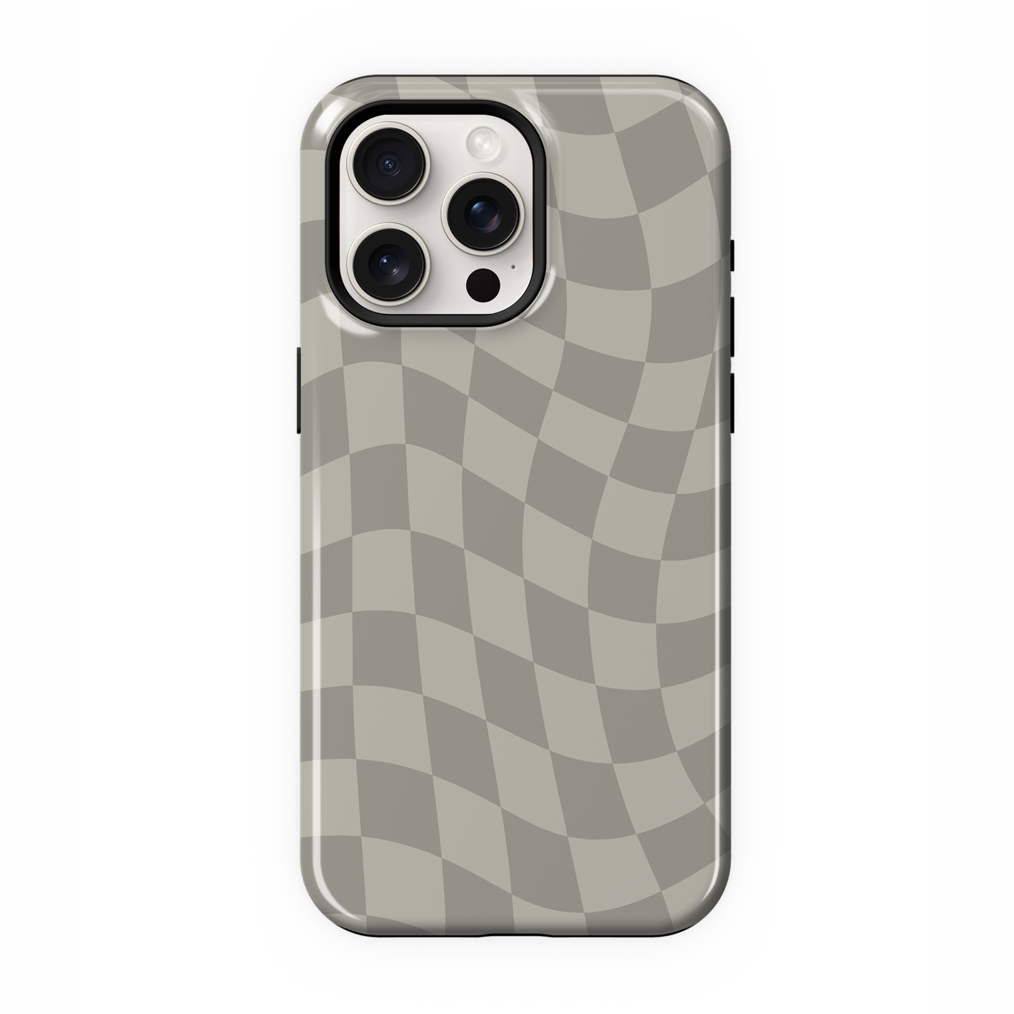 River Rock Wavy Checkers Phone Case