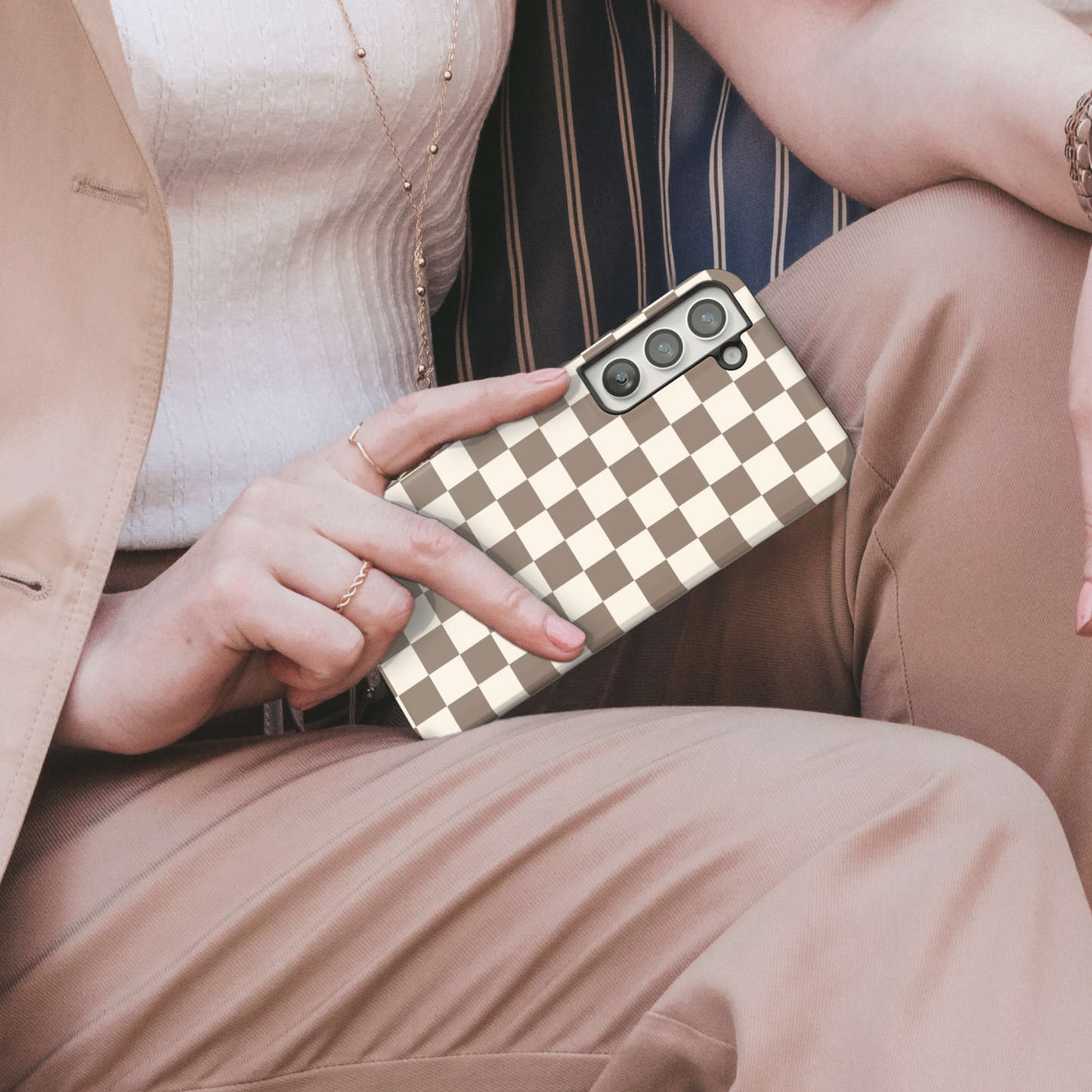 Chestnut Checkers II Galaxy Case