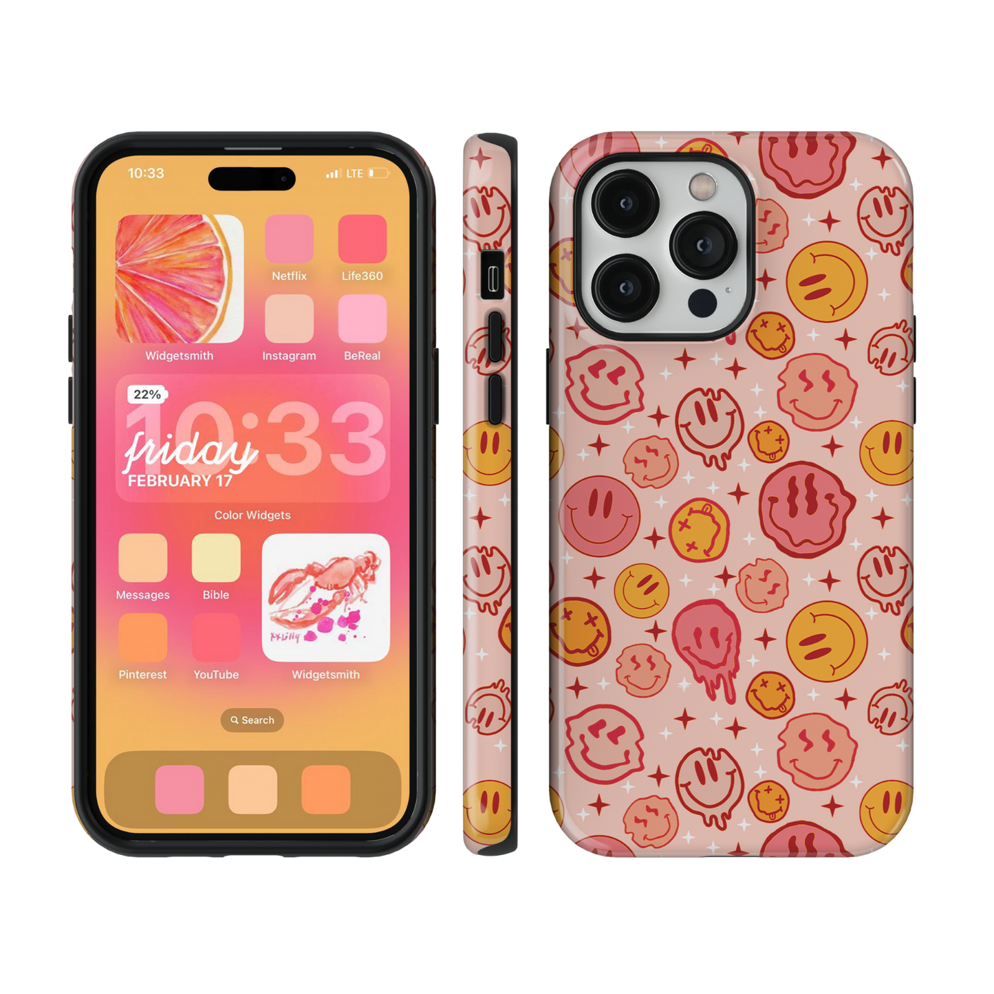 Pink & Orange Happy Hypnosis Phone Case