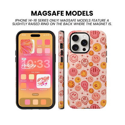 Pink & Orange Happy Hypnosis Phone Case