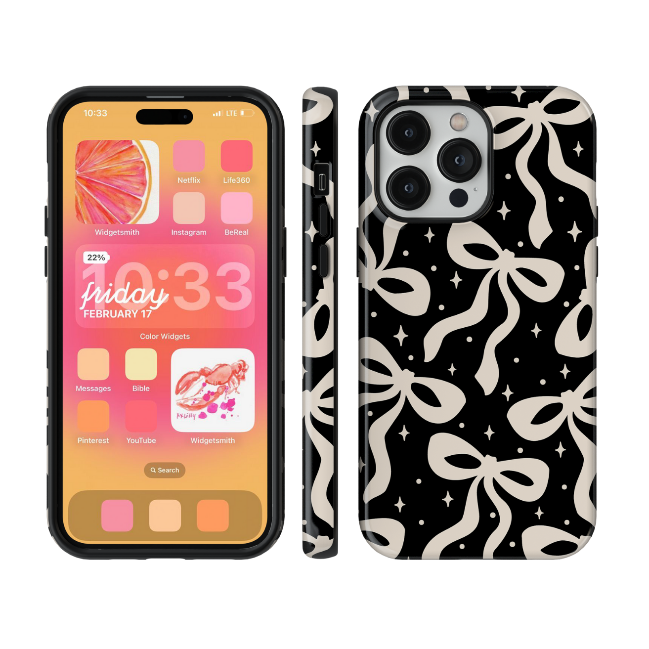 Cookies & Cream Bows II Phone Case