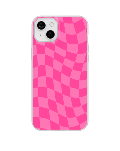 It Girl Wavy Checkers Clear Case Insert