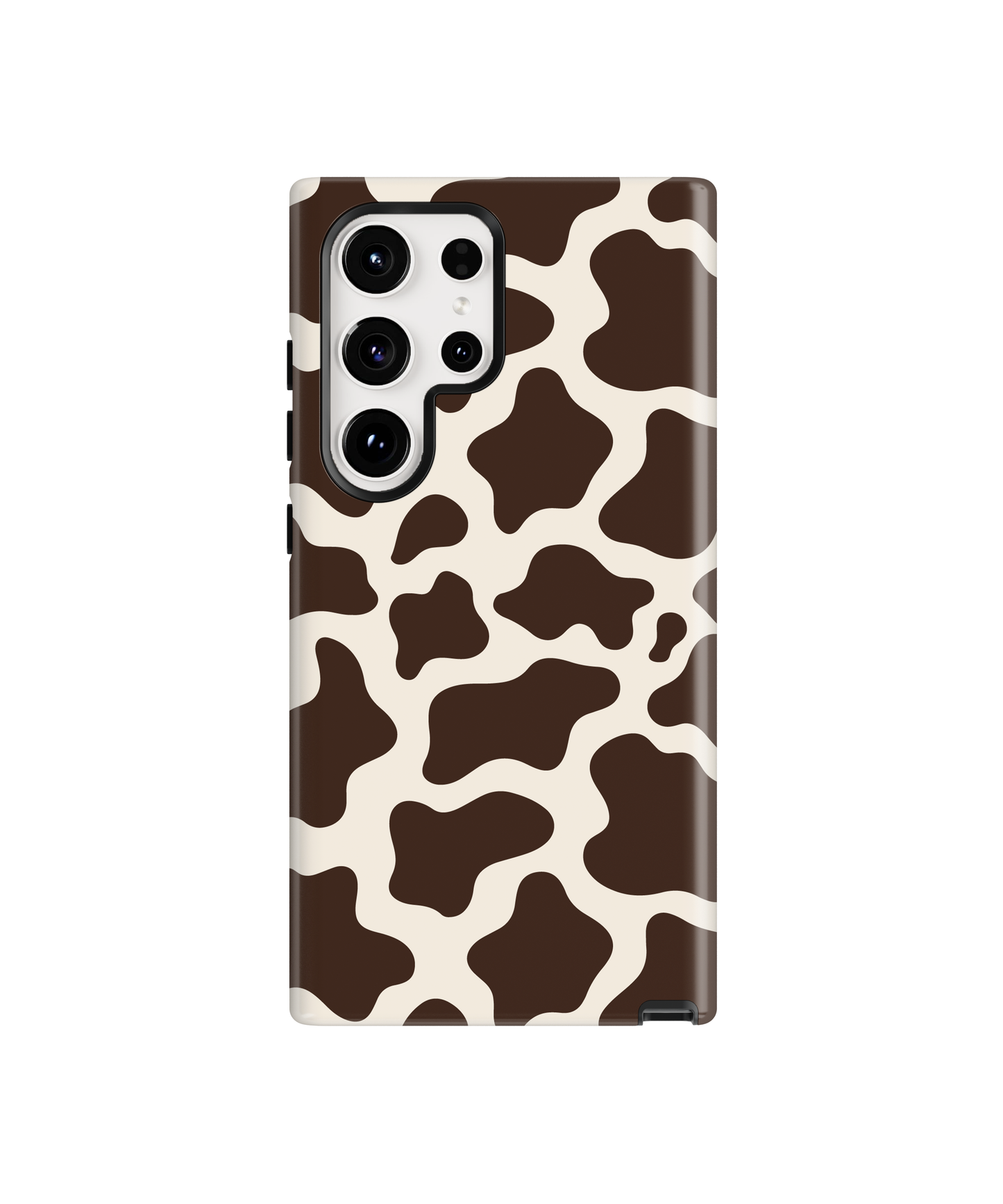 Espresso Cow Print Phone Case