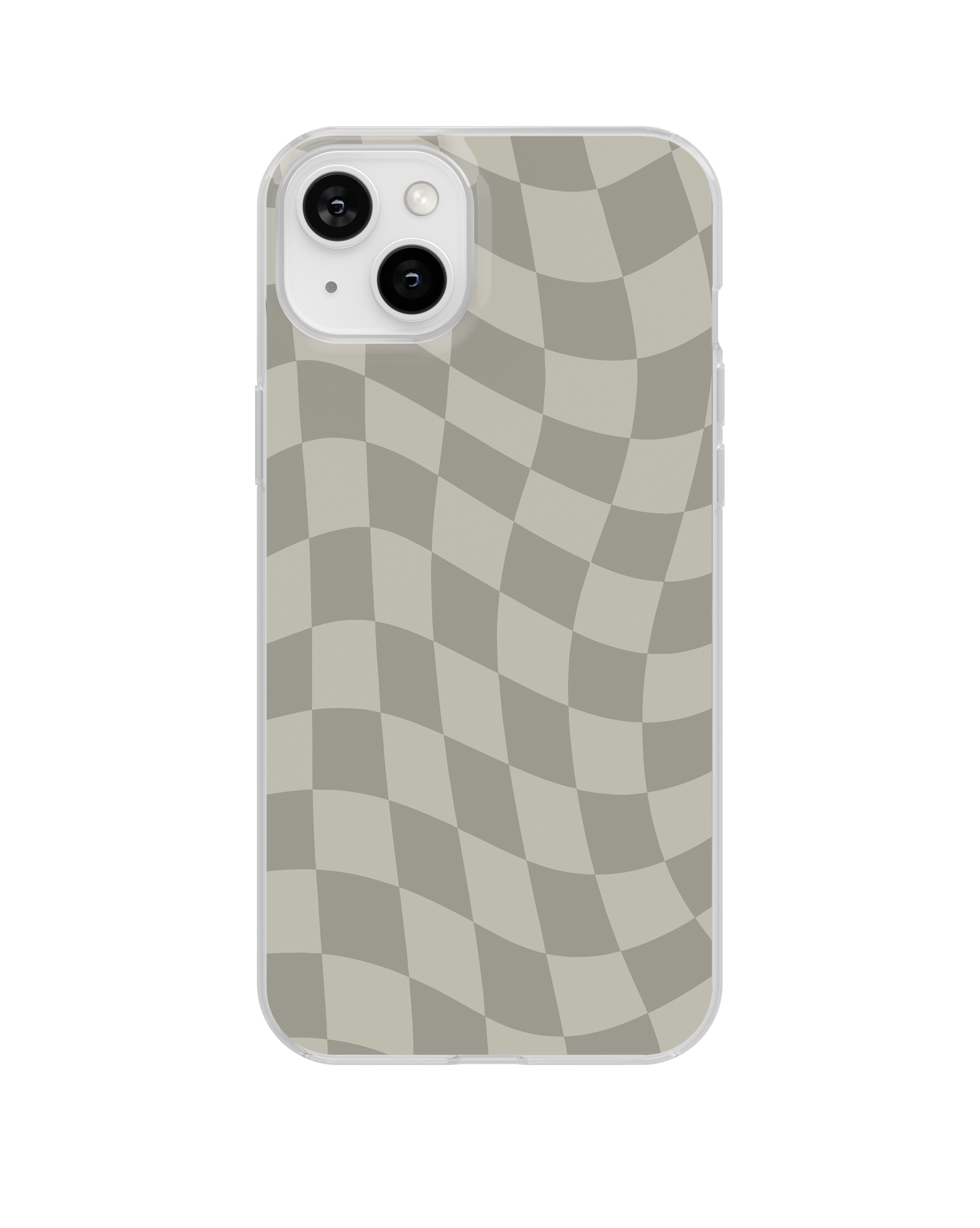 River Rock Wavy Checkers Clear Case Insert