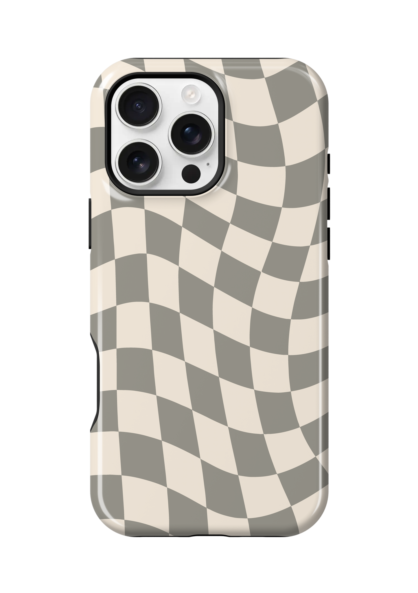 River Rock Wavy Checkers II Phone Case