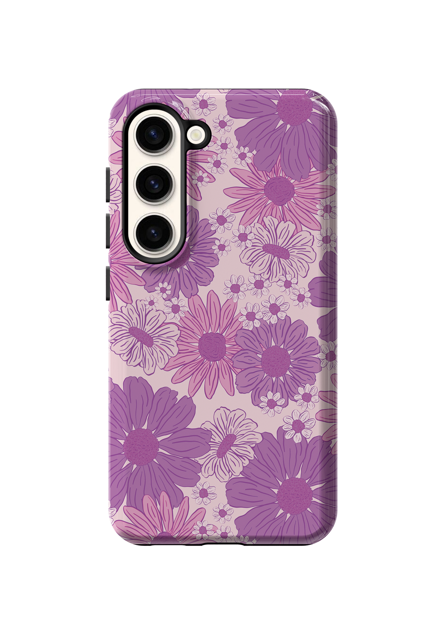 Purple Summer Blooms Phone Case