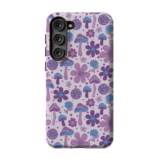 Purple Fungi Fantasia Galaxy Case