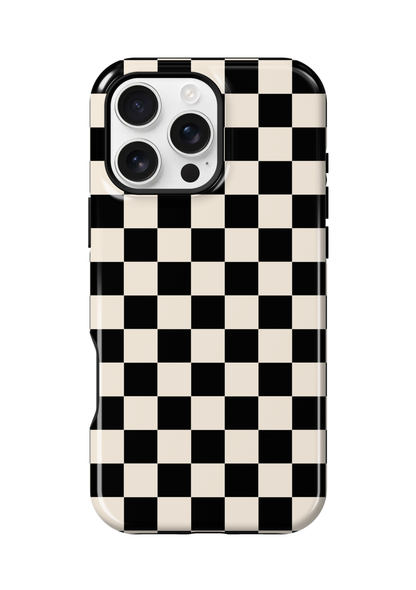 Onyx Checkers II Phone Case