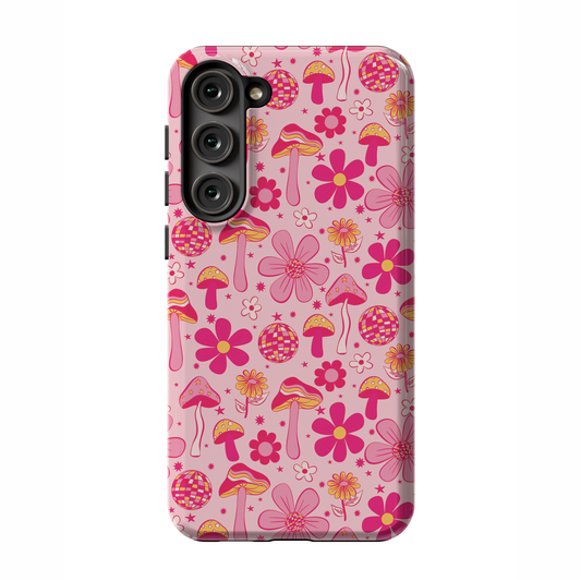 Pink Fungi Fantasia Galaxy Case