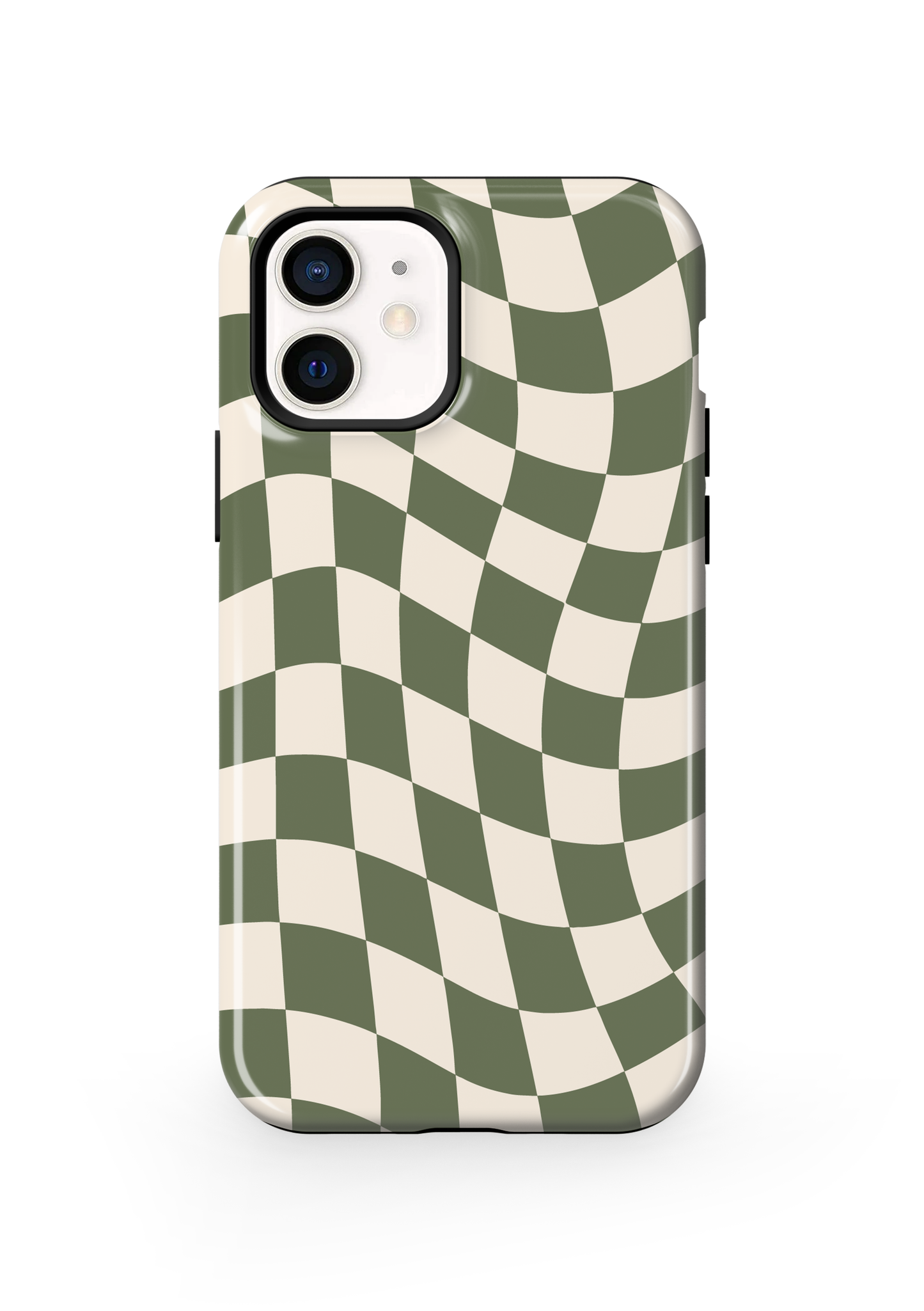 Moss Wavy Checkers II Phone Case