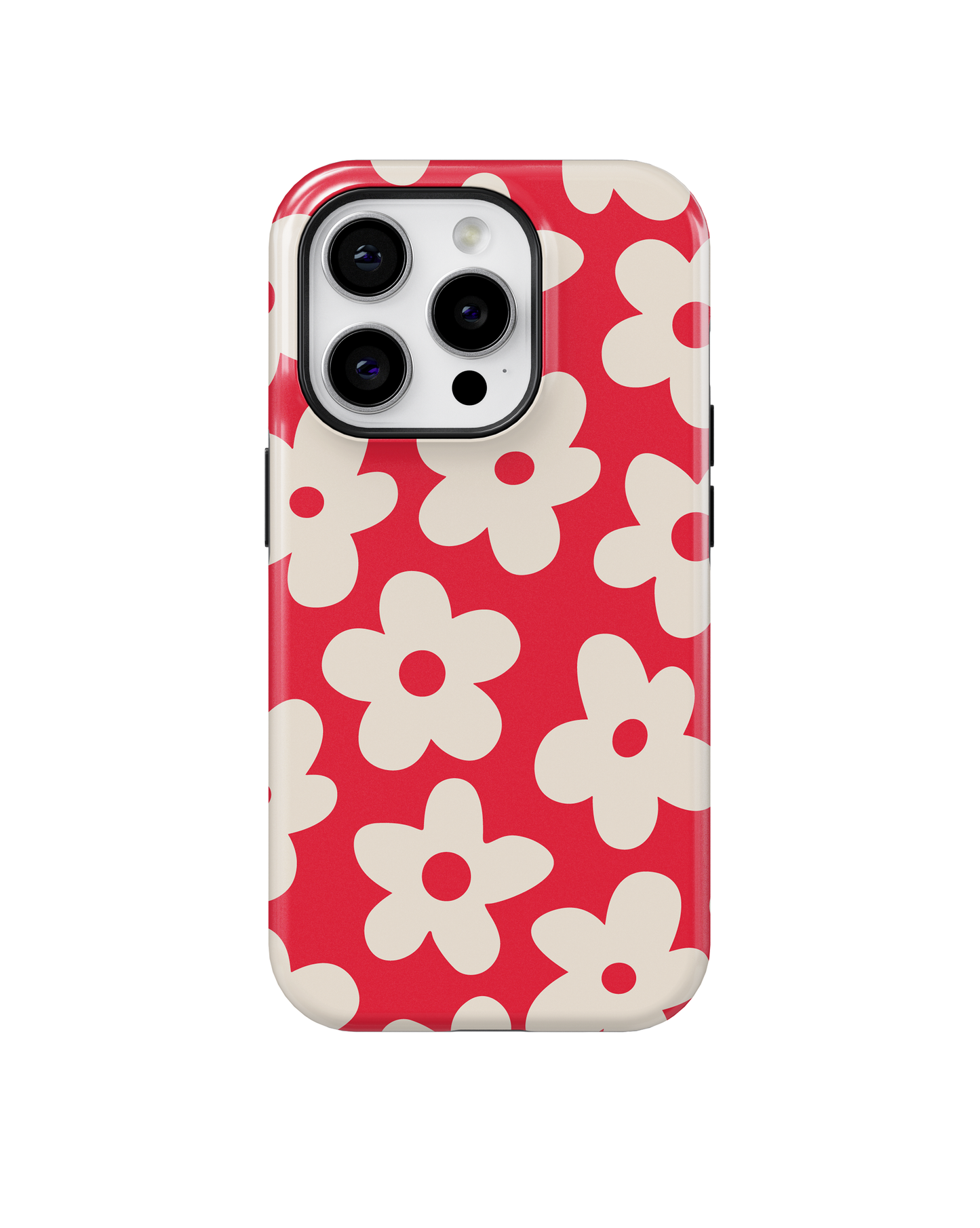 Vermillion Big Blooms Phone Case