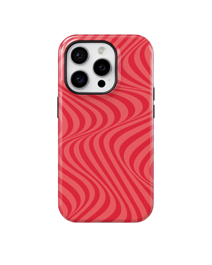 Vermillion Swirls Phone Case