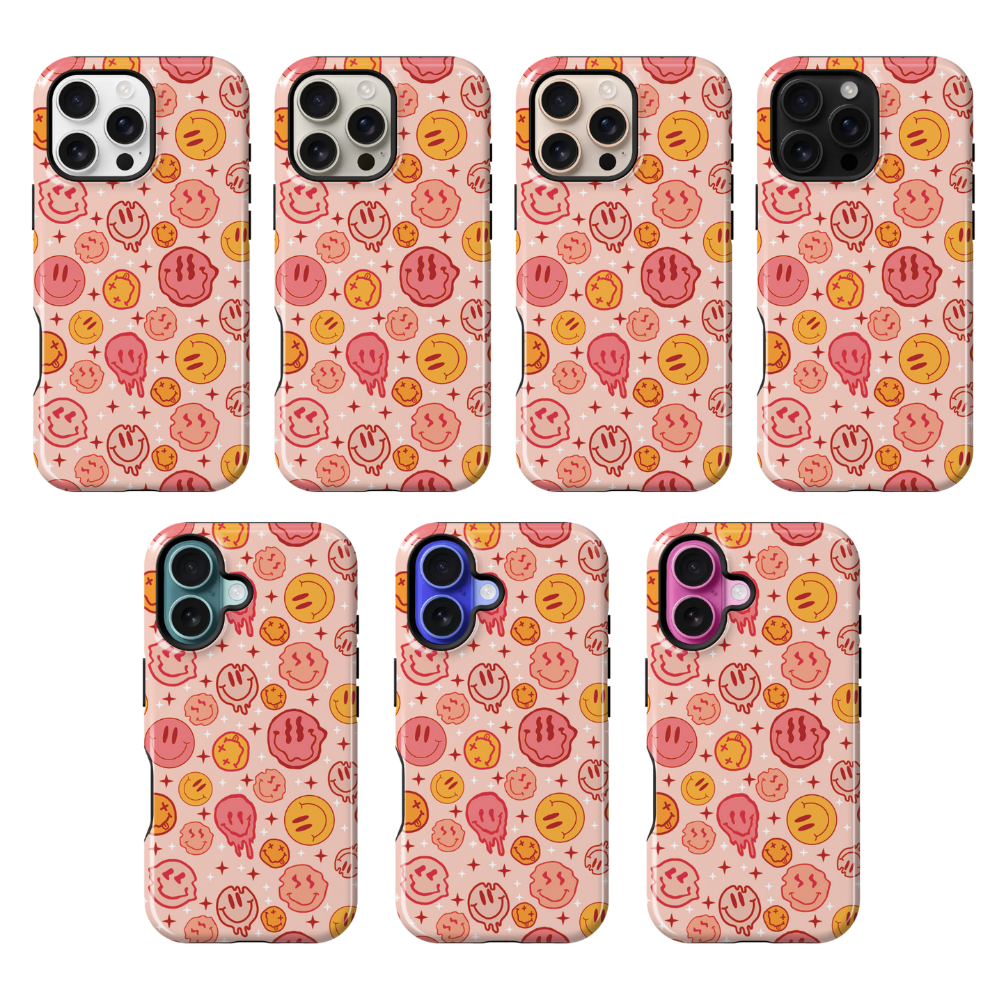 Pink & Orange Happy Hypnosis Phone Case