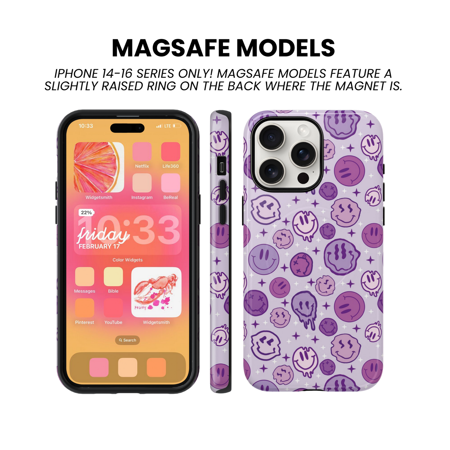 Purple Happy Hypnosis Phone Case