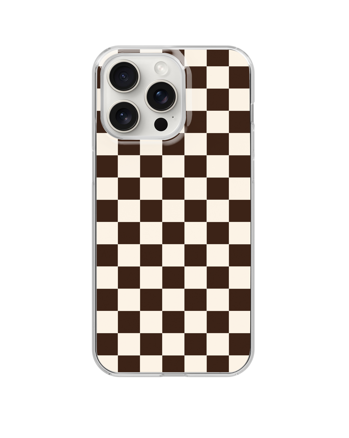 Espresso Checkers II Clear Case Insert