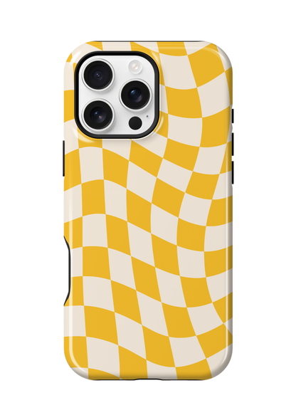 Sunny Wavy Checkers II Phone Case