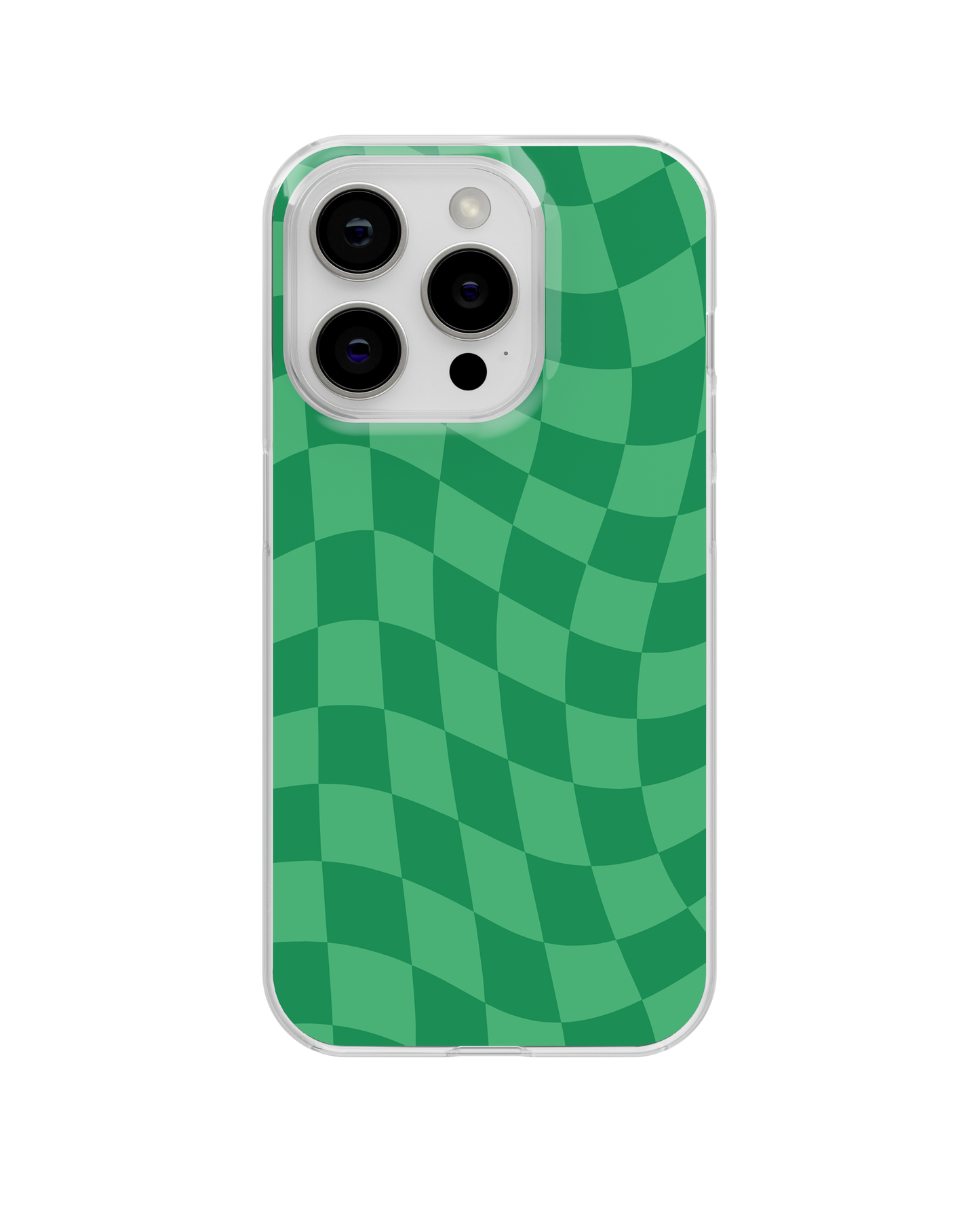 Emerald City Wavy Checkers Clear Case Insert