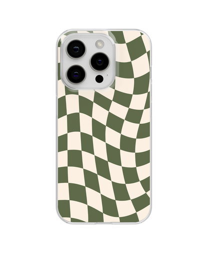 Moss Wavy Checkers II Clear Case Insert